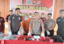 Sat Narkoba Mamuju Utara Kolaborasi dengan Polsek Baras Tangkap Pengedar Narkoba.