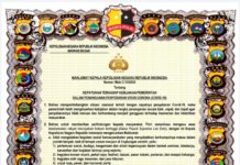 Kapolres Mamuju Utara Tindak Lanjuti Maklumat Kapolri Dalam Penanganan Virus Corona.