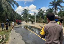 Kapolres Mamuju Utara Tinjau Banjir Dilariang.