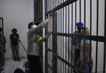 Kapolres Mamuju Utara Cek Pembangunan Polsek Sarjo.