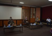 Kapolres Mamuju Utara Hadiri Rapat Terbatas Bersama Forkopimda Dikantor Bupati.