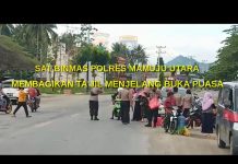 Sat Binmas Polres Mamuju Utara Bagi Ta’jil