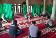 Wakapolres Mamuju Utara Musyawarah Sholat Berjamaah.