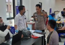 Biddokkes Polda Sulbar Laksanakan Rikkes Berkala Di Polres Mamuju Utara