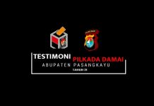 Testimoni Pilkada Damai Oleh Bupati Pasangkayu DR.H.Agus Ambo Djiwa M.P