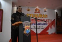 Polres Pasangkayu Syukuran Dalam Rangka Hari Bhayangkara Ke-74.