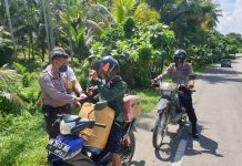 Personil Penyekatan Perbatasan, Sita 2 Jerigen Cap Tikus.