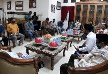 Paur Dal Ops Polres Pasangkayu Hadiri Rapat Dengan Forkopimda Membahas Persiapan Sholat Idul Adha 1441 H.