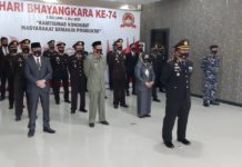 Polres Pasangkayu Bersama Forkopimda Ikuti Upacara Hari Bhayangkara Ke 74.