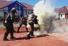 Polres Pasangkayu Laksanakan Simulasi Pengamanan Pilkada 2020.