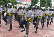 Sat Sabhara Polres Pasangkayu Latih Dalmas Polsek Jajaran.