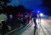Sat Lantas Polres Pasangkayu Amankan Kendaraan Balapan Liar di jalan Dewi Sartika.