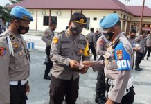Propam Polda Sulbar Laksanakan Gaktiplin di Polres Pasangkayu.