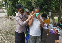 153 Orang terjaring dalam Operasi Non Yustisi yang di gelar Polres Pasangkayu, Sapol PP dan TNI.