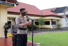 Kapolres Pasangkayu Pimpin Gelar Pasukan Ops.Lilin Siamasei 2020.