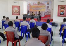 Kapolres Pasangkayu Pimpin Anev Bulanan Perdana Bhabinkamtibmas Polsek Jajaran Tahun 2021