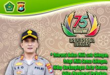 Toleransi Bukan Milik Satu Golongan, Tetapi Milik Semua Golongan, Hidup Berdampingan Antar Sesama Saling Menghargai Perbedaan, Merawat Gotong Royong & Mewariskan Kerukunan Untuk Menciptakan Perdamaian dan Menjaga Keutuhan NKRI.