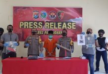 Kapolres Pasangkayu Pimpin Release Kasus TP.Pembunuhan di Mekar Sari.
