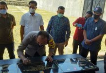 Kapolres Pasangkayu Resmikan Lapangan Tembak Sotaralo dan Tanda Tangani Prasasti Polsubsektor Sarjo.