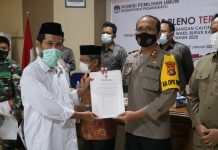 Kapolres Pasangkayu Hadiri Rapat Pleno Terbuka Penetapan Paslon Terpilih Bupati & Wakil Bupati Pasangkayu tahun 2020.