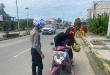 Ops Keselamatan Marano 2023 Personel Polres Pasangkayu Berikan Tindakan Terhadap Pelanggar Aturan Lalu Lintas.