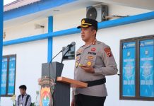 Kapolres Pasangkayu Pimpin Upacara Serah Terima Jabatan