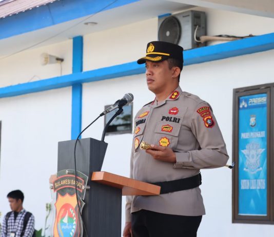 Kapolres Pasangkayu Pimpin Upacara Serah Terima Jabatan