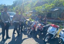 Penertiban Kendaraan Personel Sat Lantas Polres Pasangkayu Amankan 48 Unit R2