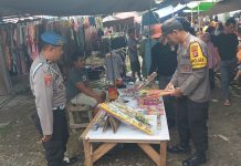 Antisipasi Gangguan Kamtibmas saat Ramadhan, Pedagang Kembang Api di Pasangkayu Dirazia Polisi