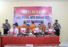 Polres Pasangkayu Gelar Press Release Hasil Operasi Antik Marano 2023