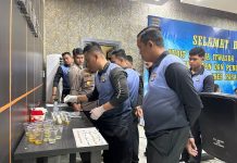 Tes Urine Personel, Komitmen Polres Pasangkayu Berantas Narkoba.