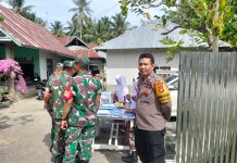 Beri Rasa Aman Dan Nyaman, Bhabinkamtibmas Hadiri Acara Halal Bihalal Di Ponpes Tahfiz Qur’an Al-amanahdesa