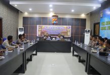 Tim Bidang Keuangan Polda Sulbar Lakukan Supervisi ke Polres Pasangkayu Terkait Penggunaan Anggaran
