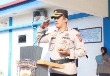 Kapolres Pimpin Upacara Kenaikan Pangkat 27 Personel Polres Pasangkay