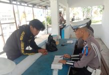 Belasan Pengendara di Kabupaten Pasangkayu Terjaring Razia Operasi Zebra Marano 2023
