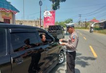 Ciptakan Situasi Kamtibmas Yang Aman, Satgas Preventif Ops Zebra Marano 2023 Laksanakan Razia Kendaraan