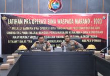 Polres Pasangkayu Gelar Lat Pra Ops “Bina Waspada Marano – 2023”