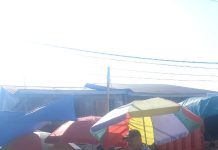 Patroli dan Sambang ke Pasar Tradisional, Bhabinkamtibmas Polsek Baras Berikan himbauan Kamtibmas