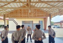 Sie Propam Polres Pasangkayu Lakukan Pengecekan Personel Yang Akan Melaksanakan Kegiatan Ops Mantap Brata