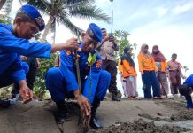 Penanaman Pohon Mangrove dalam Rangka HUT Polairud ke 73 Polres Pasangkayu