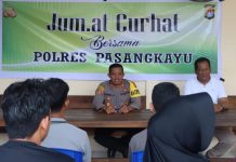 Jumat Curhat, Kapolres Pasangkayu Terima Keluhan Masyarakat