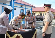 Kapolres Pasangkayu Pimpin Upacara Penyerahan Jabatan dan Sertijab