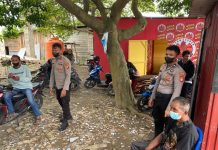 Patroli Dialogis, Satgas Preventif OMB Polres Pasangkayu Lakukan Himbauan Kamtibmas