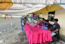 Polsek Baras Sediakan Rest Area Dalam Rangka Ops Lilin Marano 2023 Perayaan Natal Dan Tahun Baru.