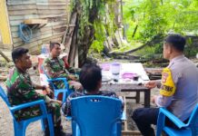 Jaga Pemilu 2024 Tetap Aman, Bhabinkambitmas Polsek Pasangkayu Sinergi Dengan Babinsa Himbau Warga Binaan