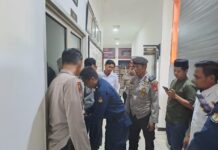 Polisi Jaga Ketat Pelipatan Surat Suara Pemilu di Pasangkayu.