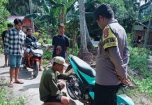 Bhabinkamtibmas Polsek Bambalamotu Himbau Kepada Warga Binaan Tentang Larangan Knalpot Brong