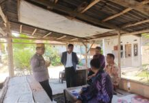 Obrolan Pemilu, Bhabinkamtibmas himbau Warga Binaan Tetap Menjaga Kondusifitas Lingkungan