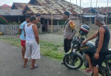 Sukseskan Pemilu 2024, Bhabinkamtibmas Polsek Bambalamotu Himbau warga Saling Menghargai Pandangan Politik