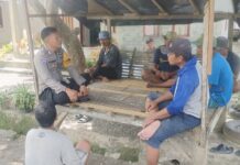 Wujudkan Situasi Aman, Bhabinkamtibmas Sambangi Warga Binaan, jelang Pemilu 2024